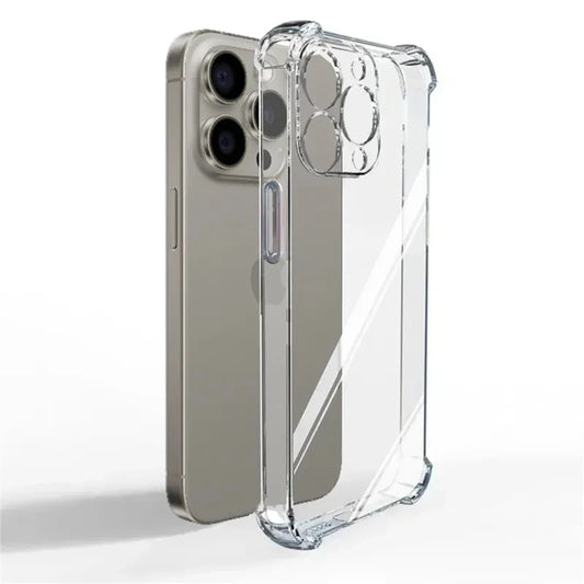 Soft Transparent Silicone Protective Case for iPhone