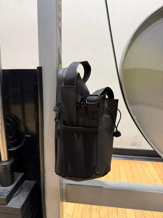 Magnetic Gym Bag - Rack Mounted Bottle & Phone Holder